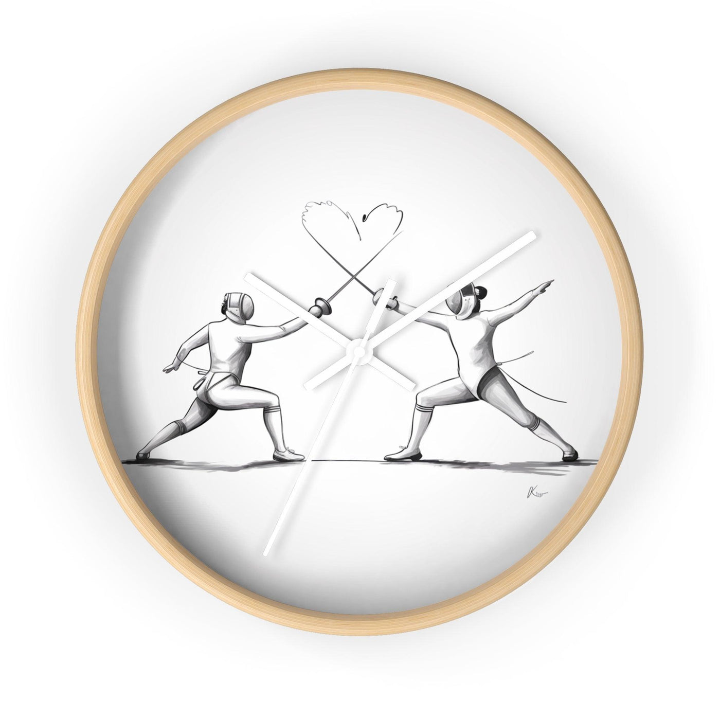 Black and White Wall Clock - CEZBE