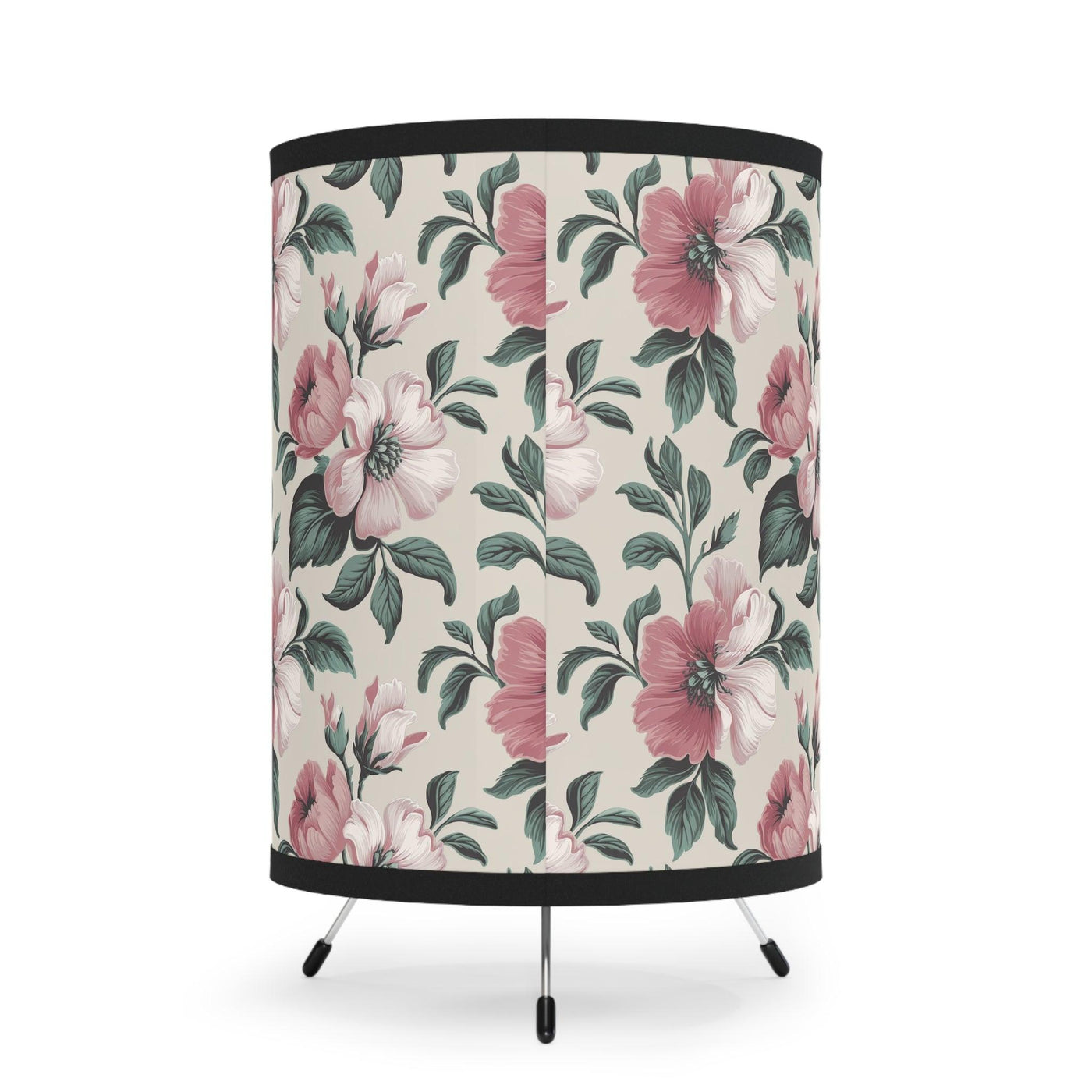 Flower Pattern Tripod Lamp - CEZBE