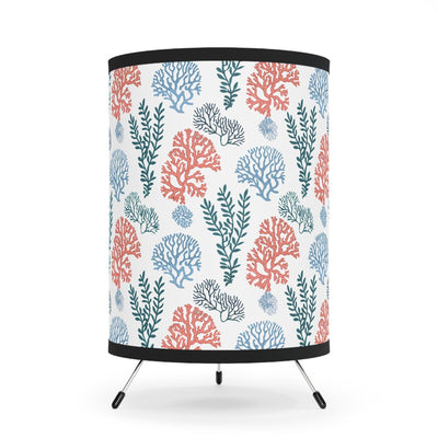 Navy Blue Coral Seaweed Lampshade - CEZBE
