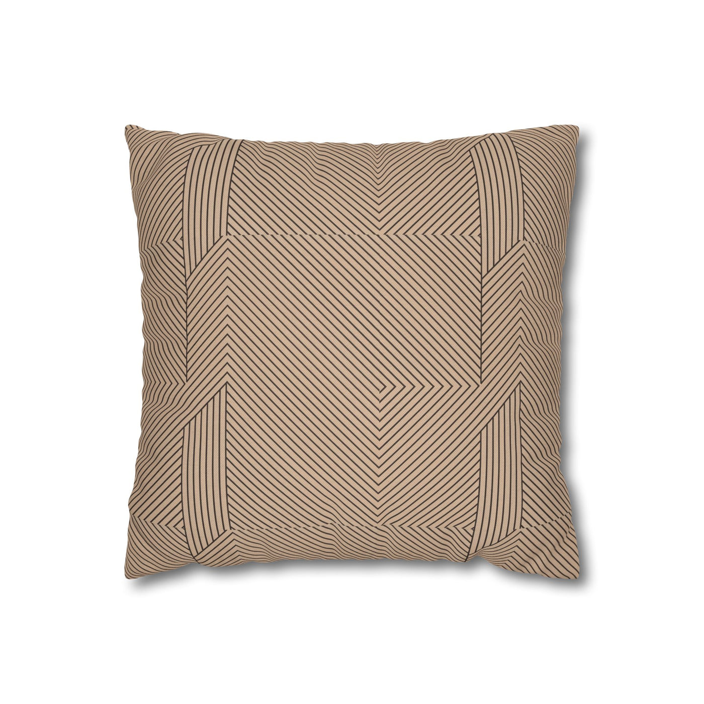Neutral Lined Decor Pillowcase