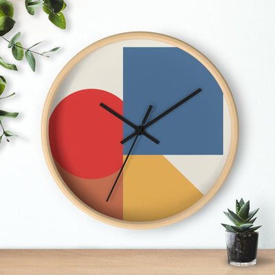 Geometric Square Wall Clock - CEZBE