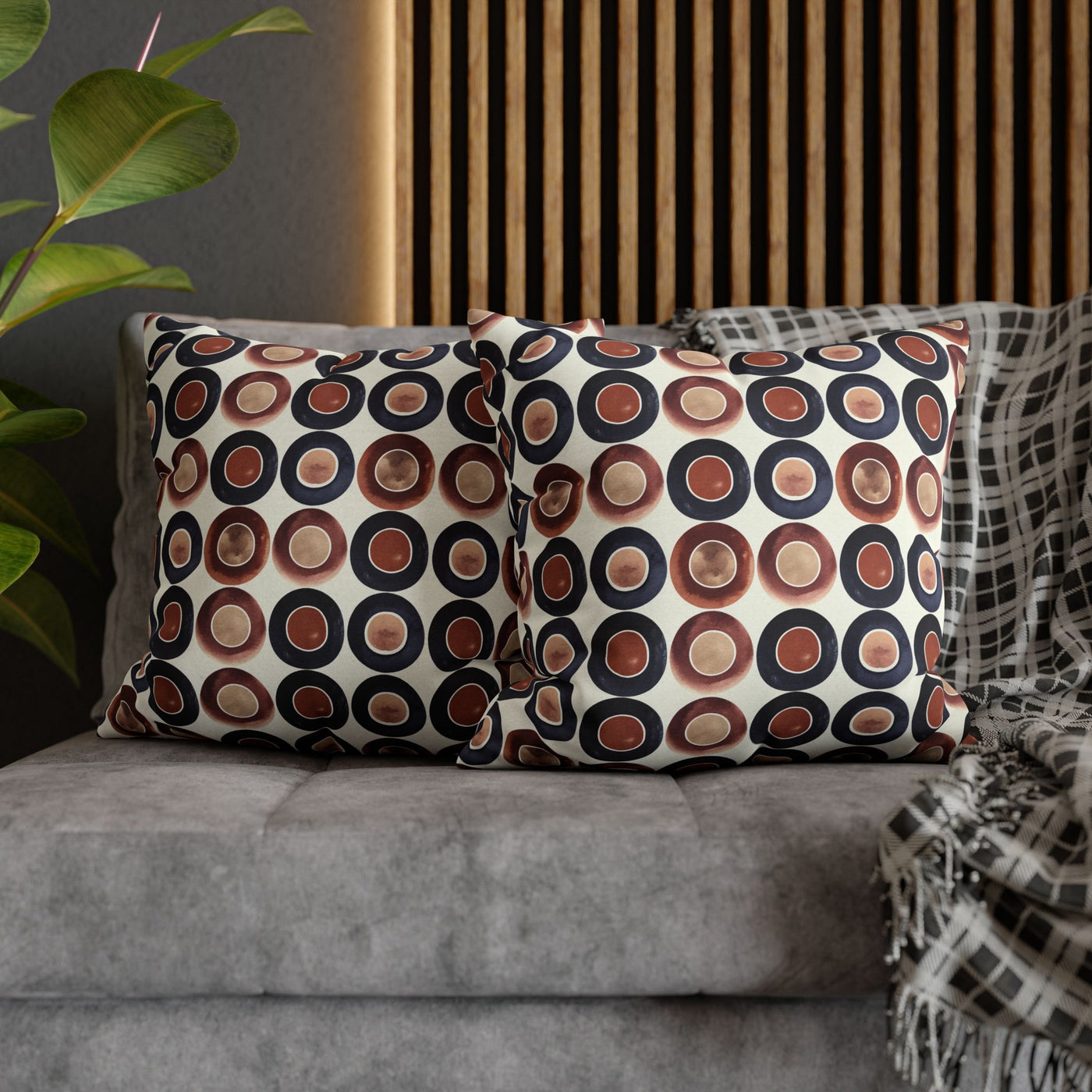 Mocca Mousse Square Pillowcase