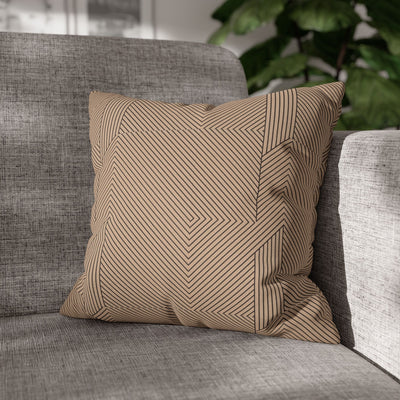 Neutral Lined Decor Pillowcase