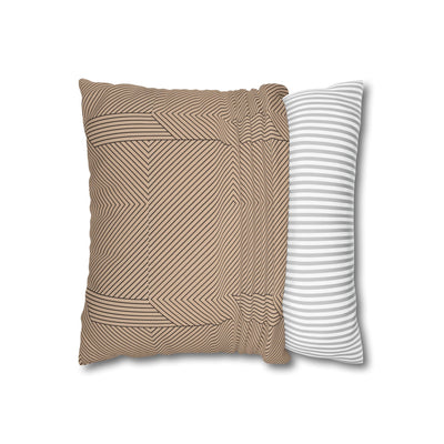 Neutral Lined Decor Pillowcase