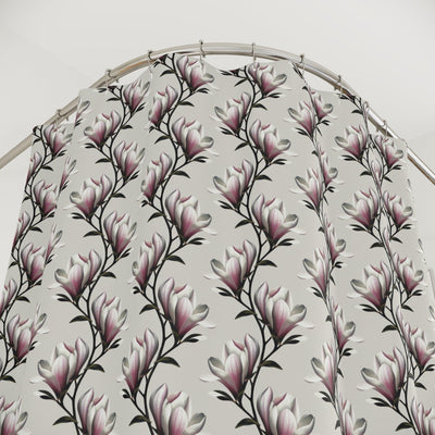 Magnolia Flower Shower Curtains - CEZBE