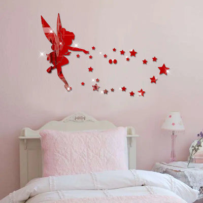 Chic Mirror Stickers for Bedrooms