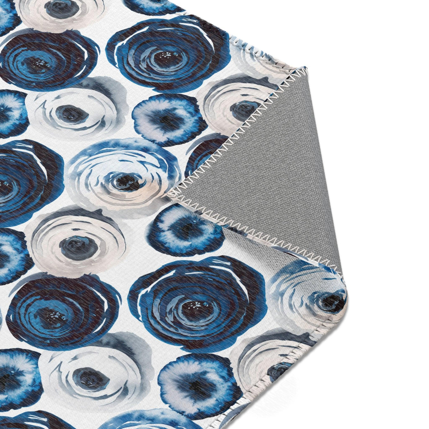 Blue Flower Area Rug - CEZBE