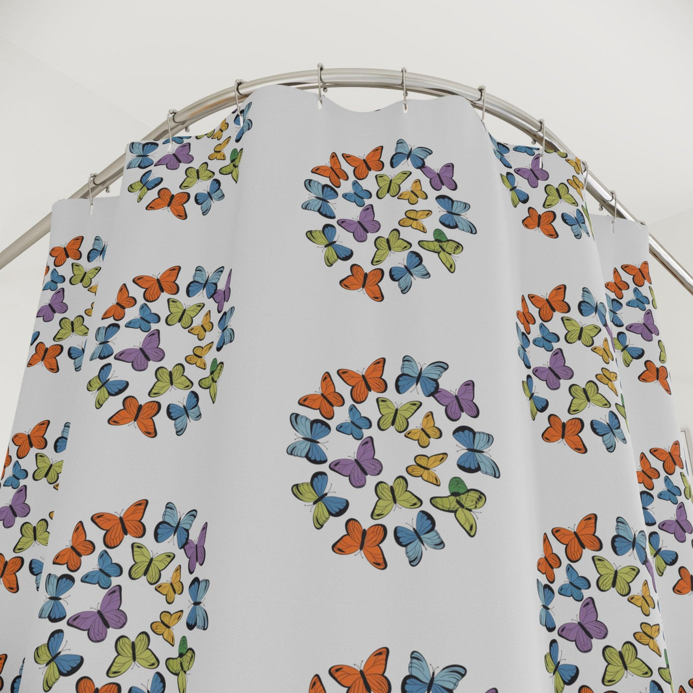 Colorful Butterflies Shower Curtains - CEZBE