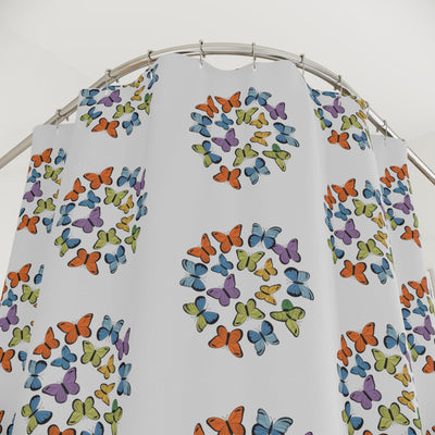 Colorful Butterflies Shower Curtains - CEZBE