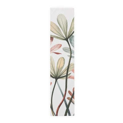 Botanical Plant Floral Table Runner