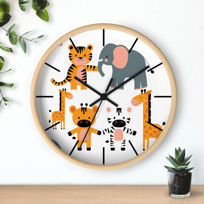 Forest Animal Themed Wall Clock - CEZBE