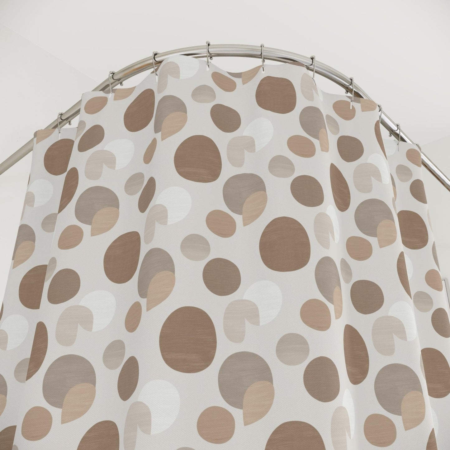Neutral Beige Shower Curtains - CEZBE