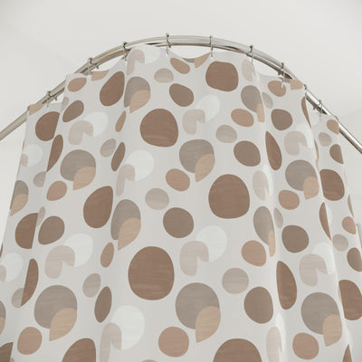 Neutral Beige Shower Curtains - CEZBE