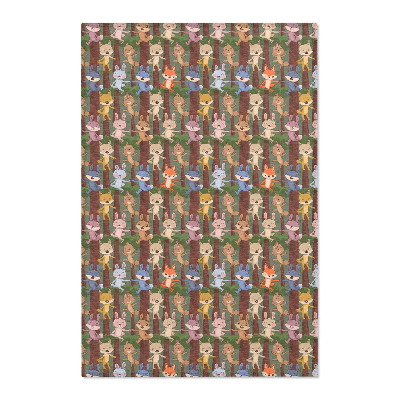 Rabbit Nursery Area Rugs - Kids Bedroom Carpet - CEZBE