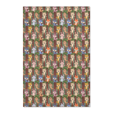 Rabbit Nursery Area Rugs - Kids Bedroom Carpet - CEZBE
