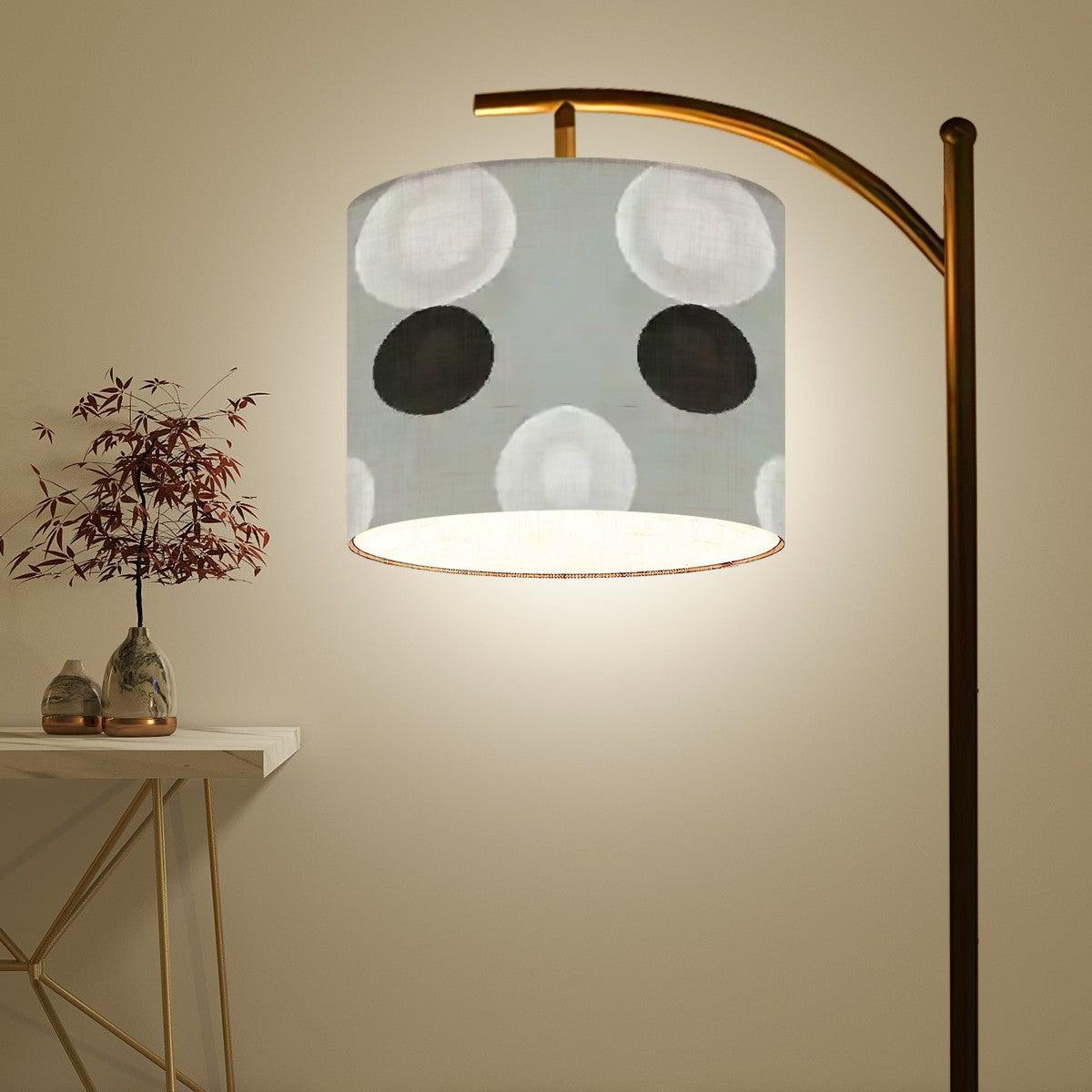 Black White Arc Floor Lamp (Made in USA) - CEZBE