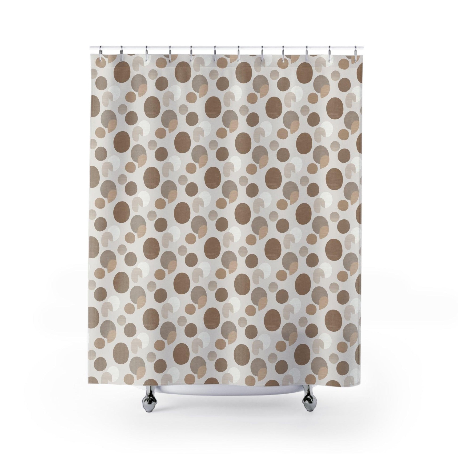 Neutral Beige Shower Curtains - CEZBE