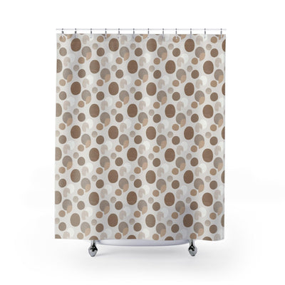 Neutral Beige Shower Curtains - CEZBE