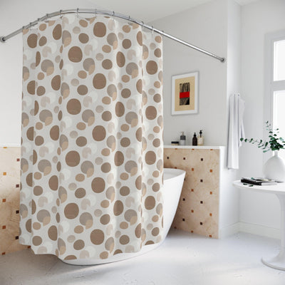 Neutral Beige Shower Curtains - CEZBE