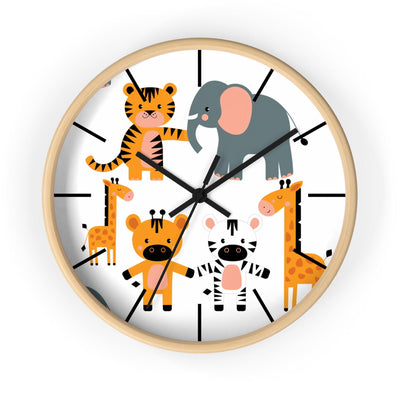 Forest Animal Themed Wall Clock - CEZBE