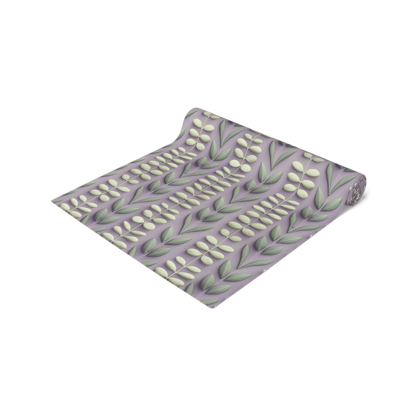 Botanical Plant Floral Leaves Table Runner - CEZBE