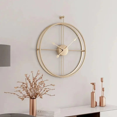 Nordic Creative Iron Wall Clock