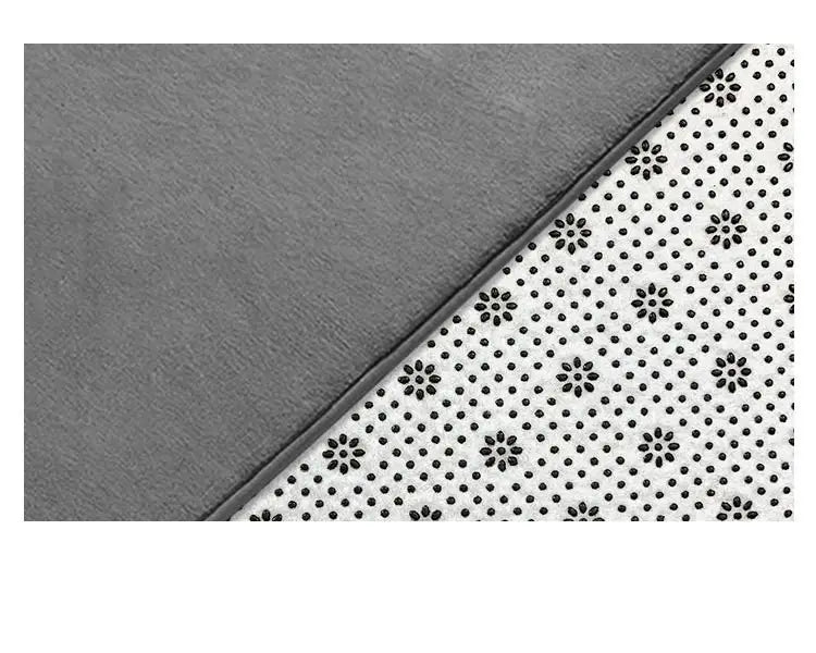 Washable Absorbent Semicircle Bathroom Mat