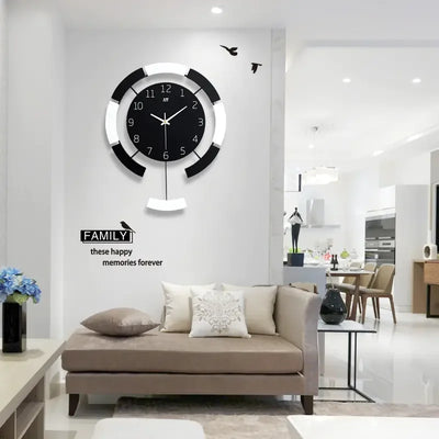 Minimalist Creative Wooden Wall Clock