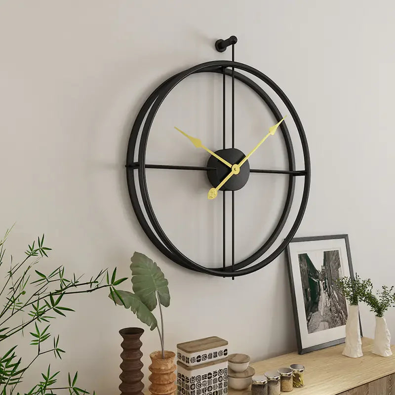 Nordic Creative Iron Wall Clock