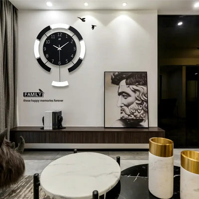 Minimalist Creative Wooden Wall Clock