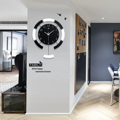 Minimalist Creative Wooden Wall Clock