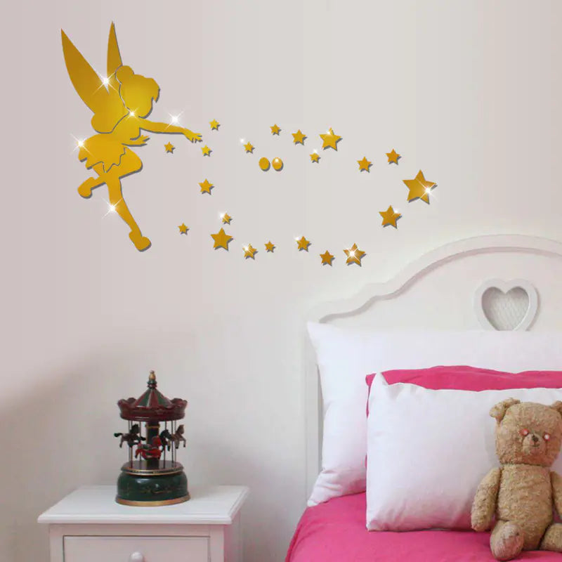 Chic Mirror Stickers for Bedrooms