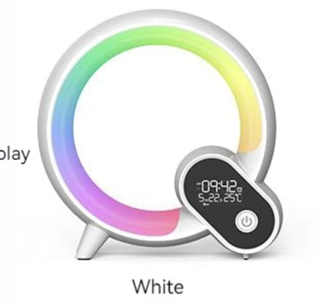 Creative Q Light Analog Sunrise Digital Display Alarm Clock