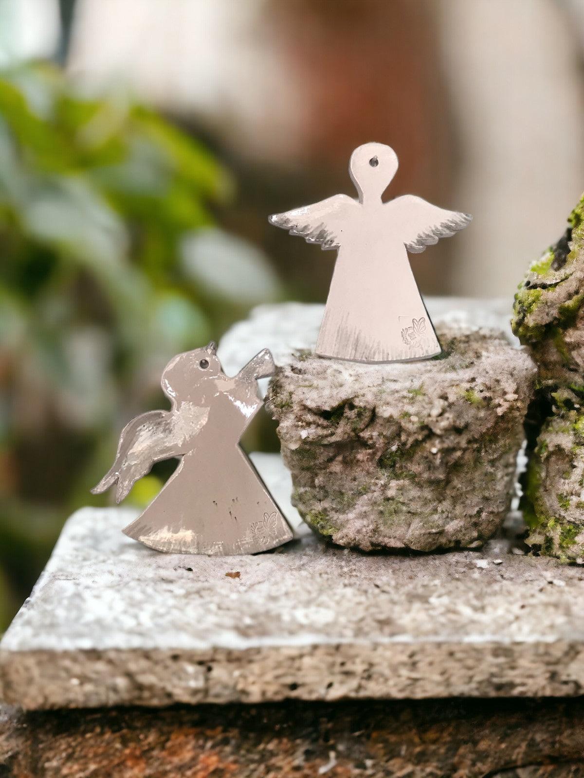 Ceramic Nursery Wall Decor, Angel, 2 pcs - CEZBE