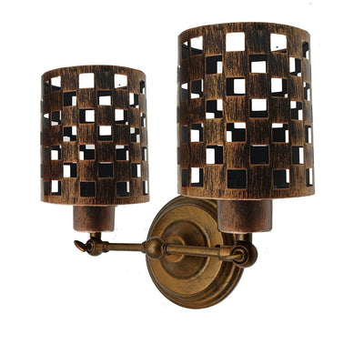 Modern Retro Brushed Copper Vintage Industrial Wall Mounted Lights Rustic Sconce Lamps Fixture~2279-0