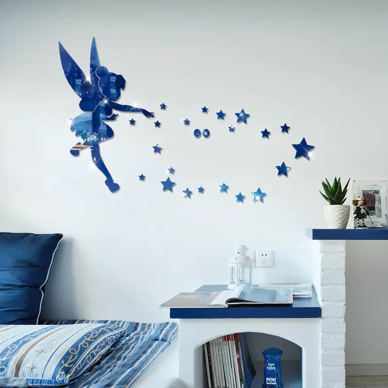 Chic Mirror Stickers for Bedrooms