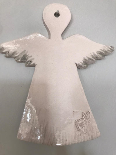 Ceramic Nursery Wall Decor, Angel, 2 pcs - CEZBE