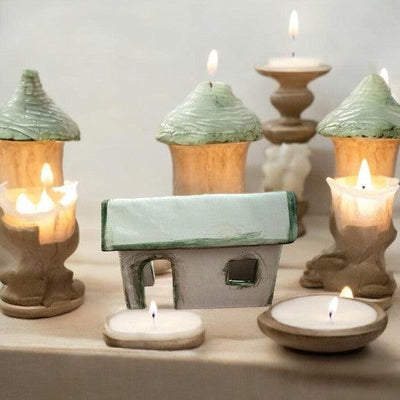 Ceramic Tea Light Candle Holder - CEZBE