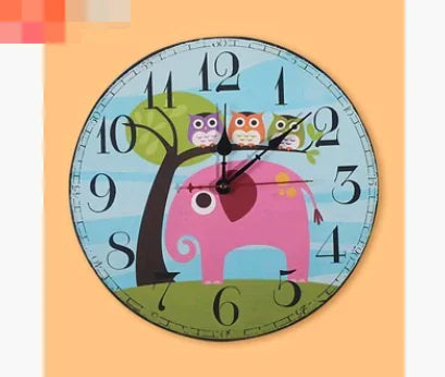 Vintage Owl Wall Clock