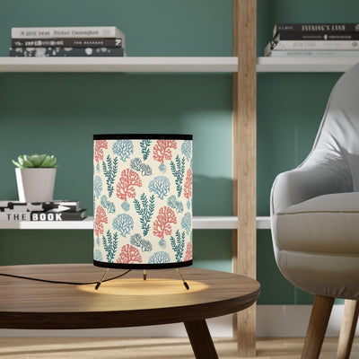 Navy Blue Coral Seaweed Lampshade - CEZBE