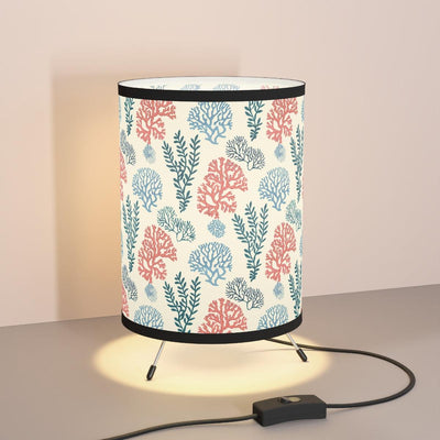 Navy Blue Coral Seaweed Lampshade - CEZBE