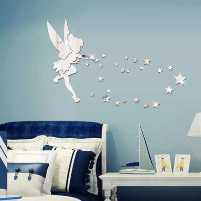 Chic Mirror Stickers for Bedrooms