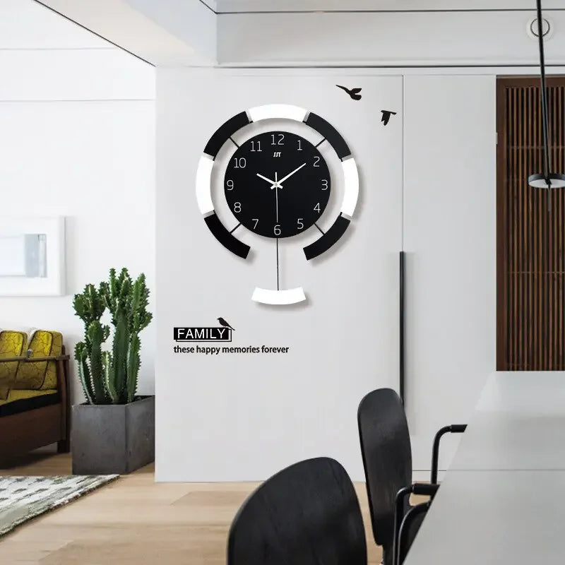 Minimalist Creative Wooden Wall Clock