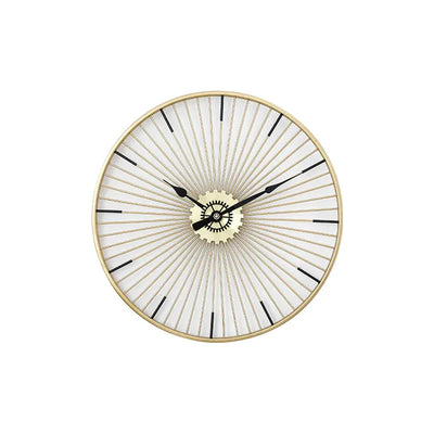 Nordic Gold Iron Art Wall Clock