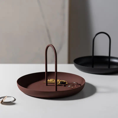Nordic Modern Round Handle Tray